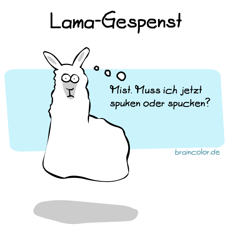 Lama Geist Gespenst