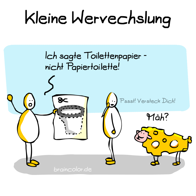 toilettenpapier schafkäse