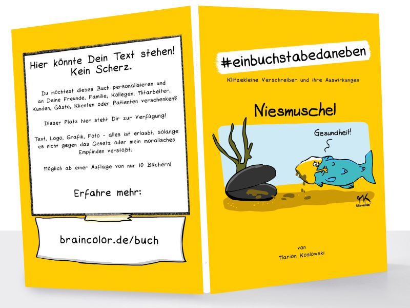 Geschenk-Idee! braincolor-Buch: einbuchstabedaneben