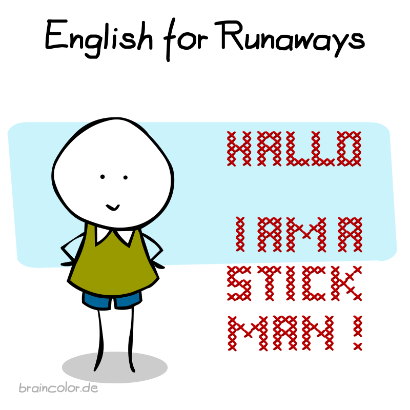 Strichmännchen Stickman