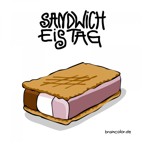 Sandwich-Eis-Tag